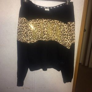 PINK off the shoulder sweater